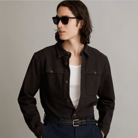 Twill Easy Shirt-Jacket - Picture 1 of 2